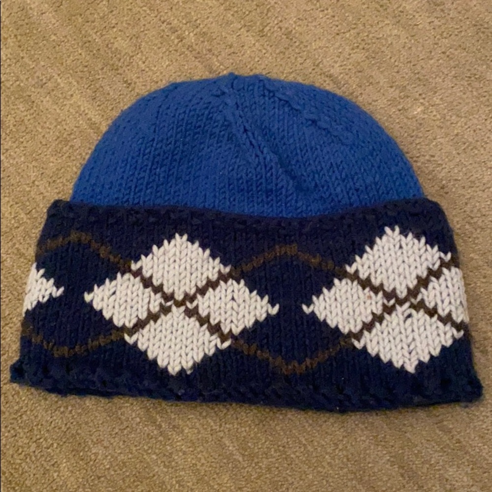 Grevi Blue Argyle Hat